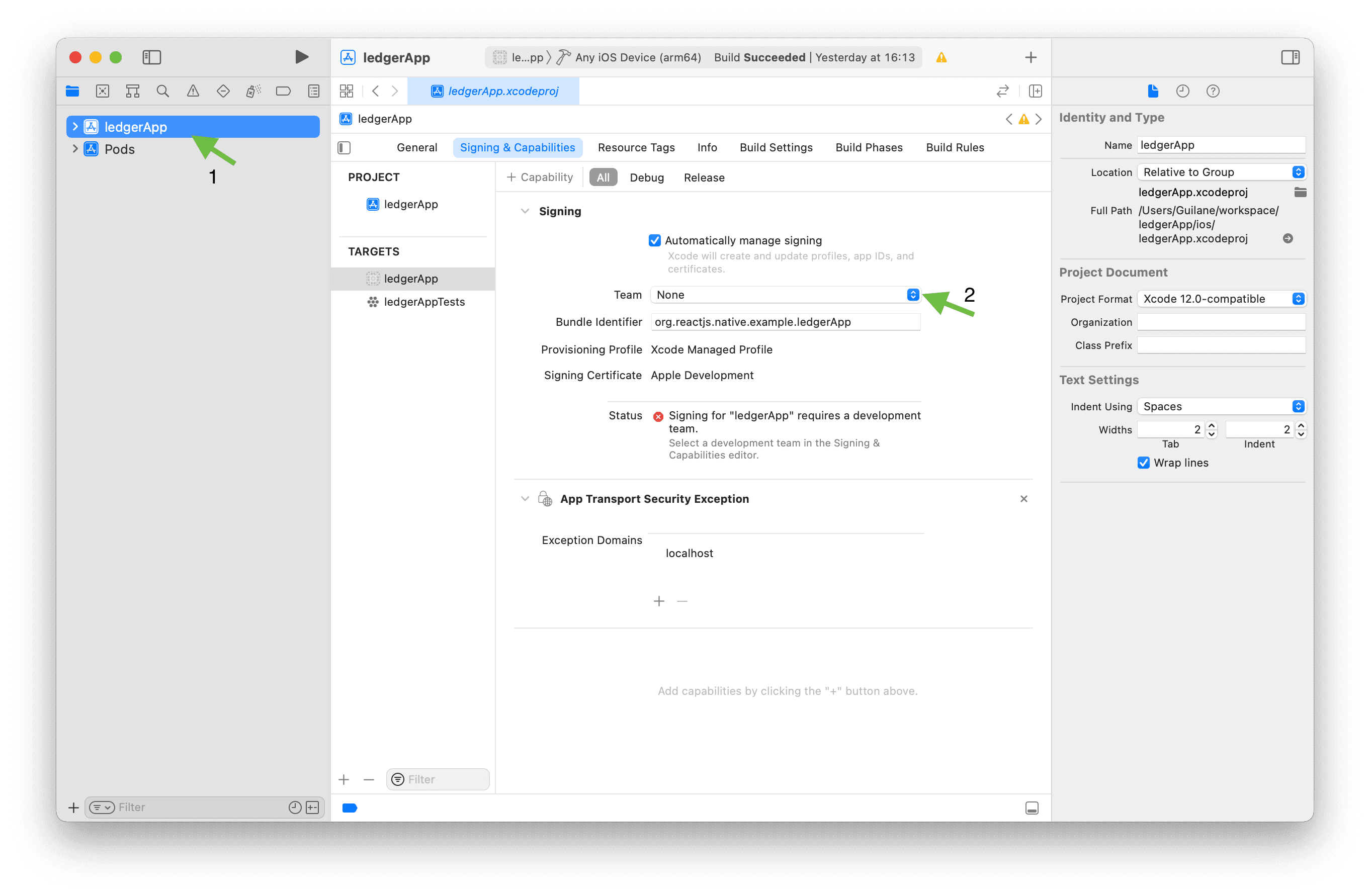 Connect Xcode to an Apple Account