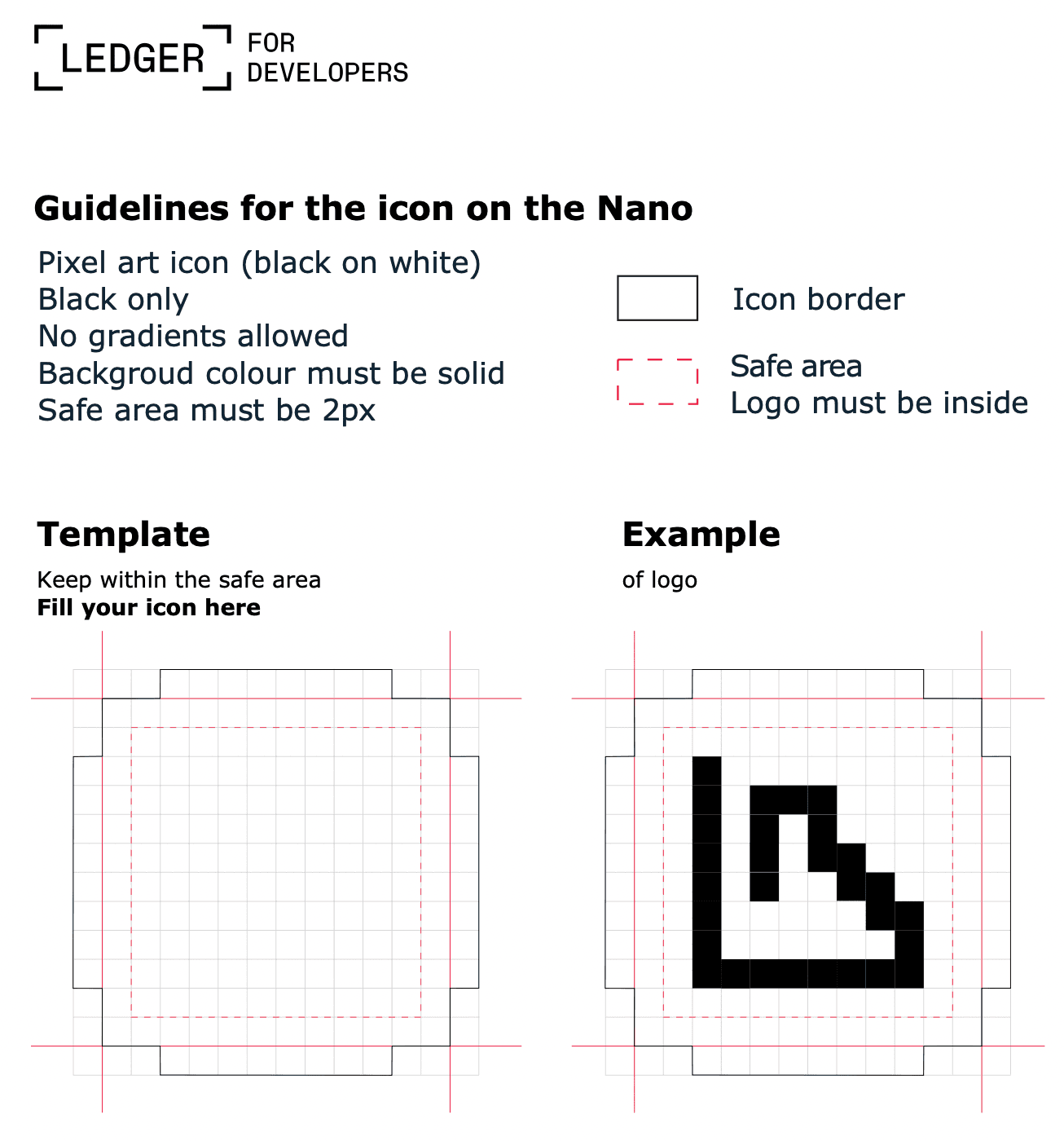 Ledger Nano S Plus and X icon template (click to access Illustrator file)