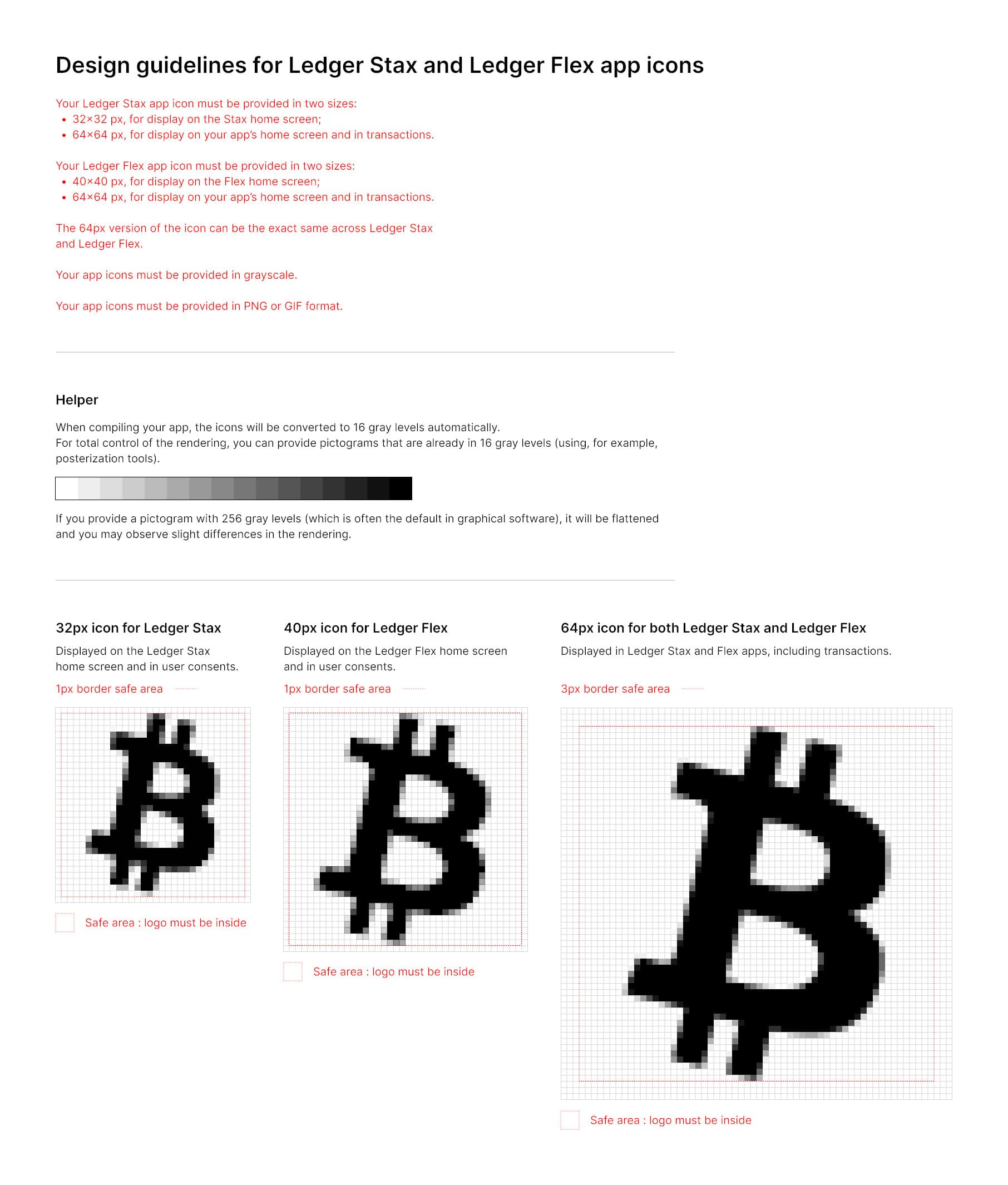 Ledger Stax and Flex icon template (click to download the template)