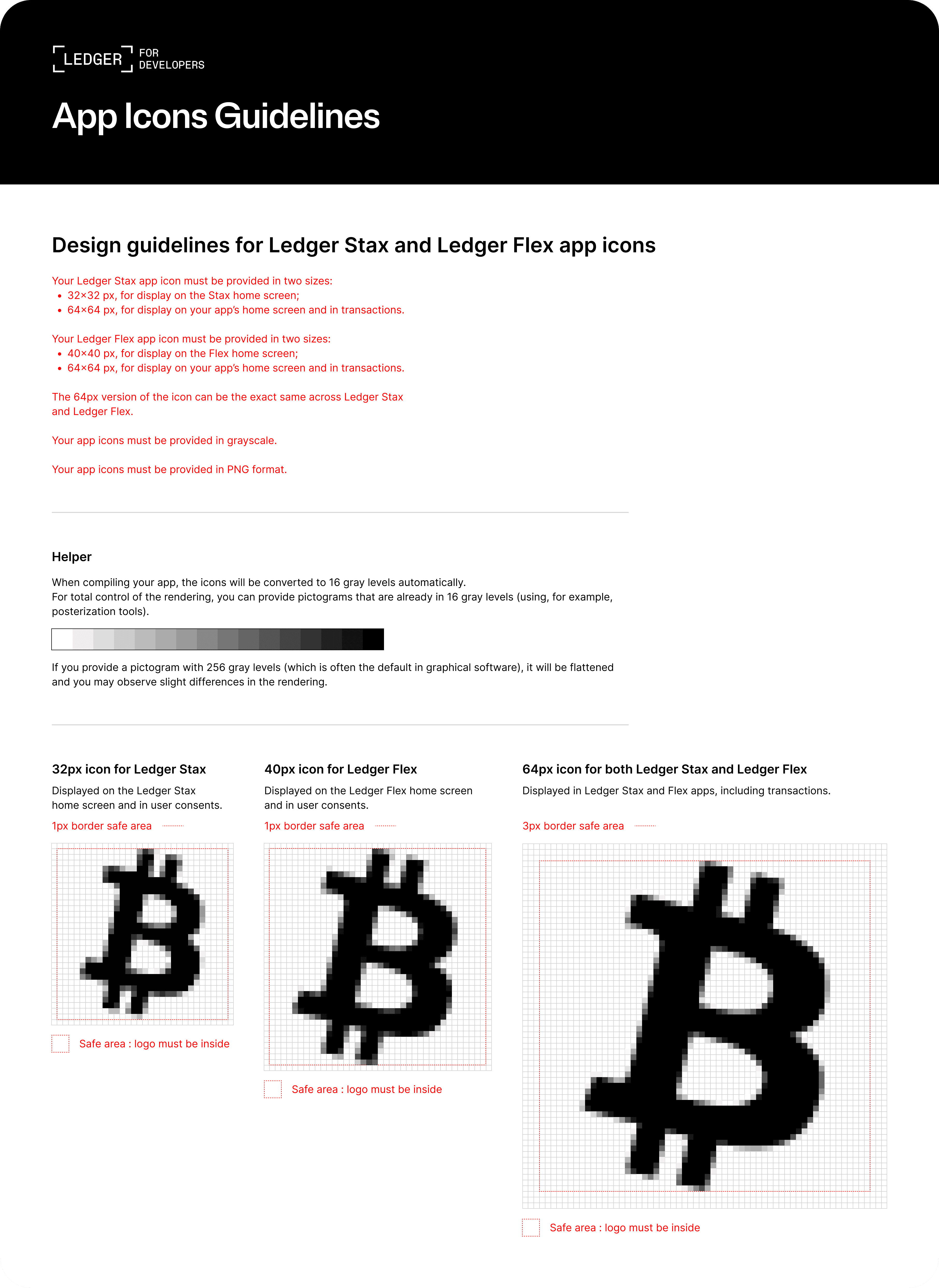 Ledger Stax and Flex icon template