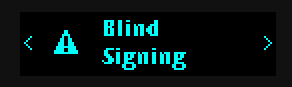 Blind Signing