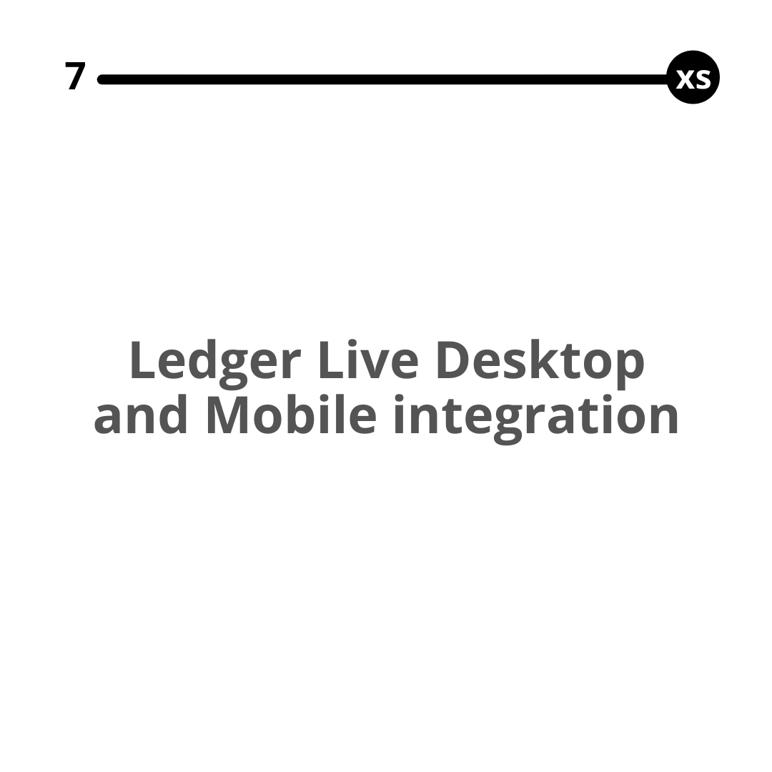 Ledger Live Desktop and Mobile