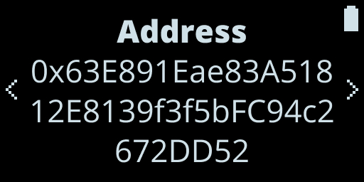Nano Verify Address Screen