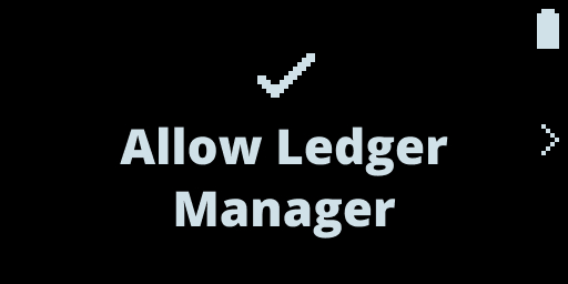 Ledger Live Notification on Ledger Device